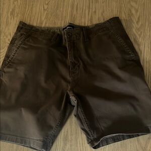 Men's Lucky Brand Saturday Stretch Charcoal Gray Shorts 9in. Inseam